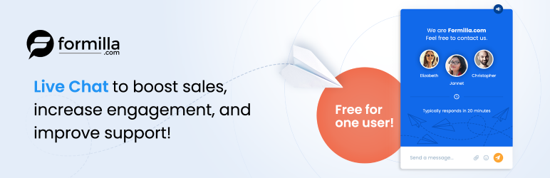 Live Chat by Formilla &ndash; Real-time Chat & Chatbots Plugin