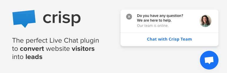 Crisp &ndash; Live Chat and Chatbot